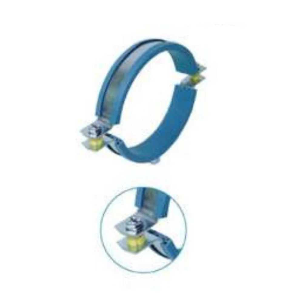 ABRAZADERA ISOFÓNICA P/TUBP PP R D.90MM. EPDM AZUL M 8/10