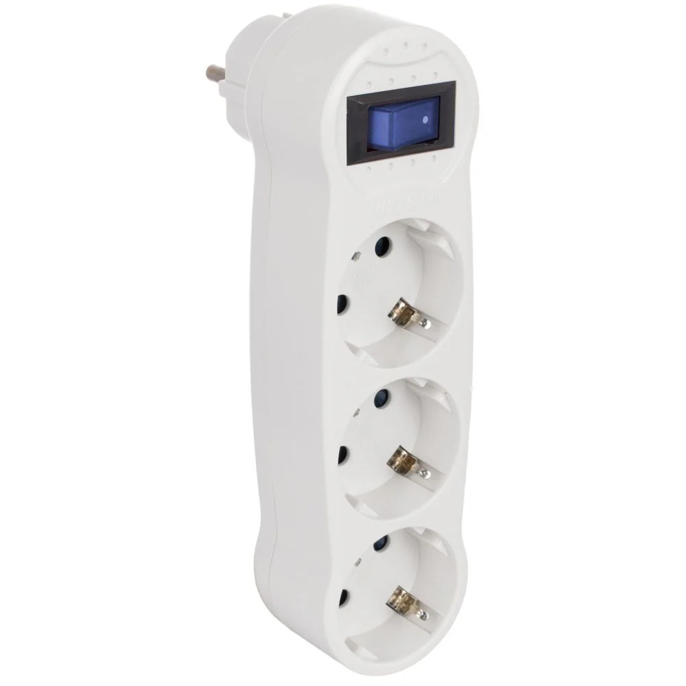 ADAPTADOR SCHUKO 3 TOMAS 16A FRONT.