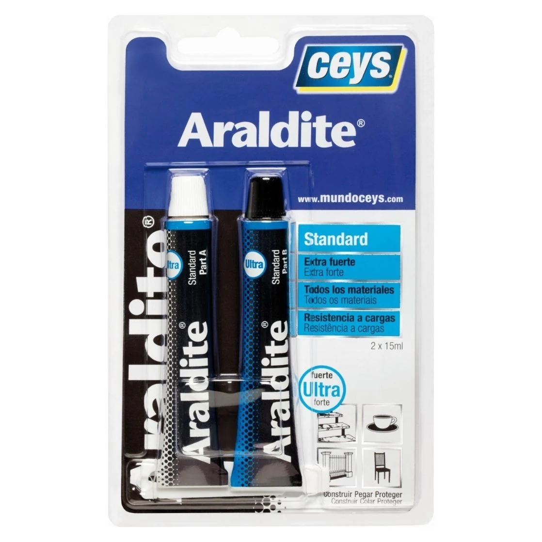 ARALDIT ESTANDAR BLISTER 15+15 ML
