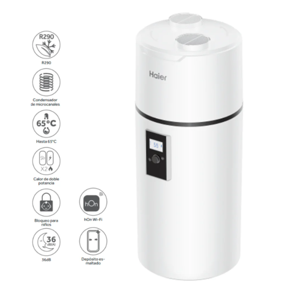 BOMBA DE CALOR DE ACS 110L - R209 - WIFI INCLUIDO