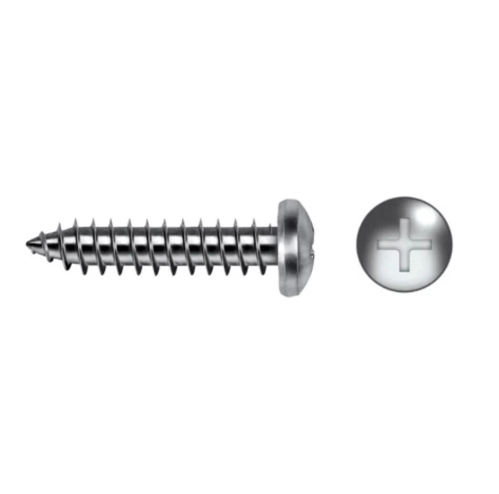 CAJA 200U.TORNILLO CHAPA ALOMADO PH CINCADO DIN 7891 4,8X38