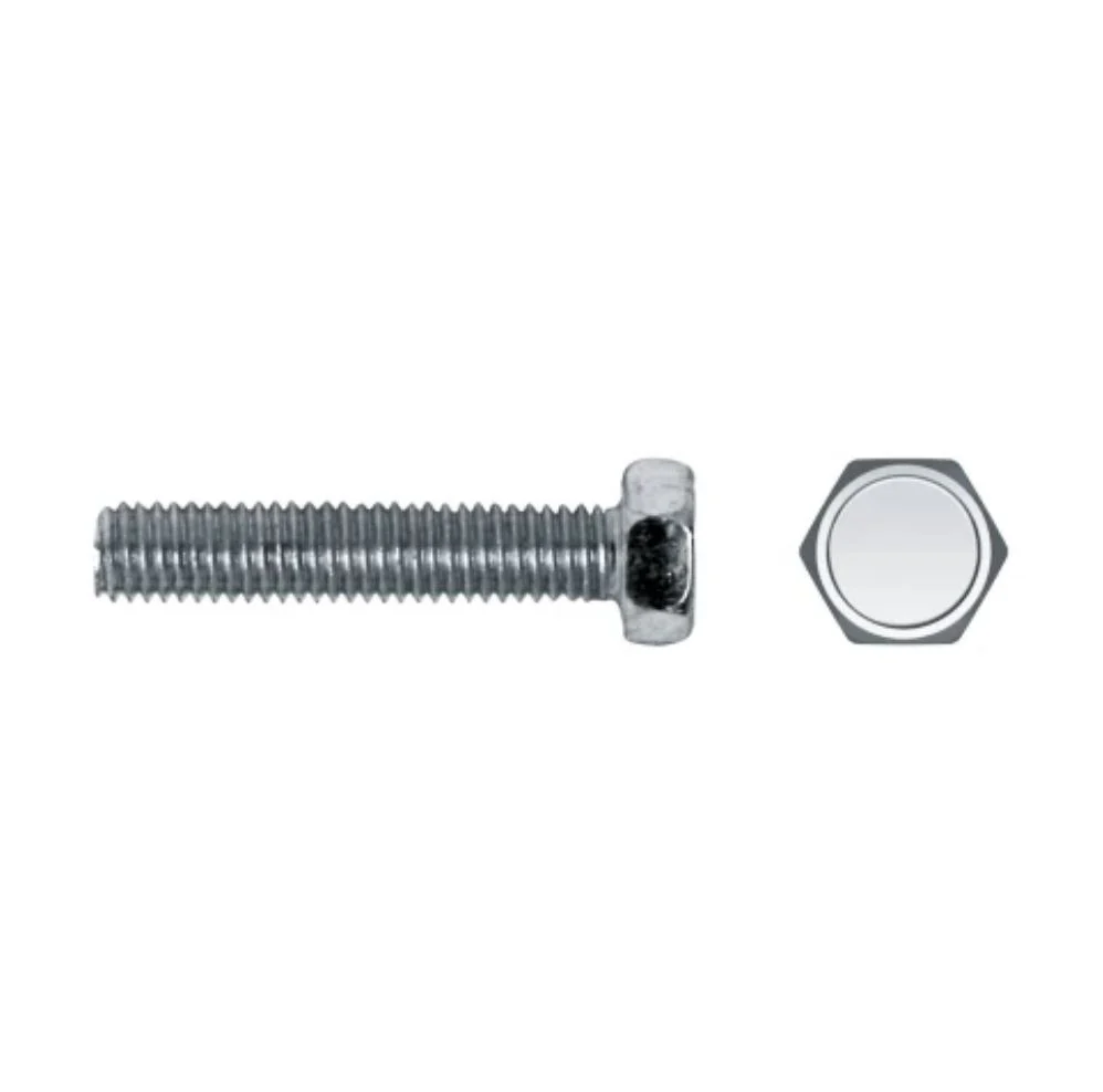 CAJA 250U.TORNILLO ROSCA METRICA CINCADO DIN 933 6X20