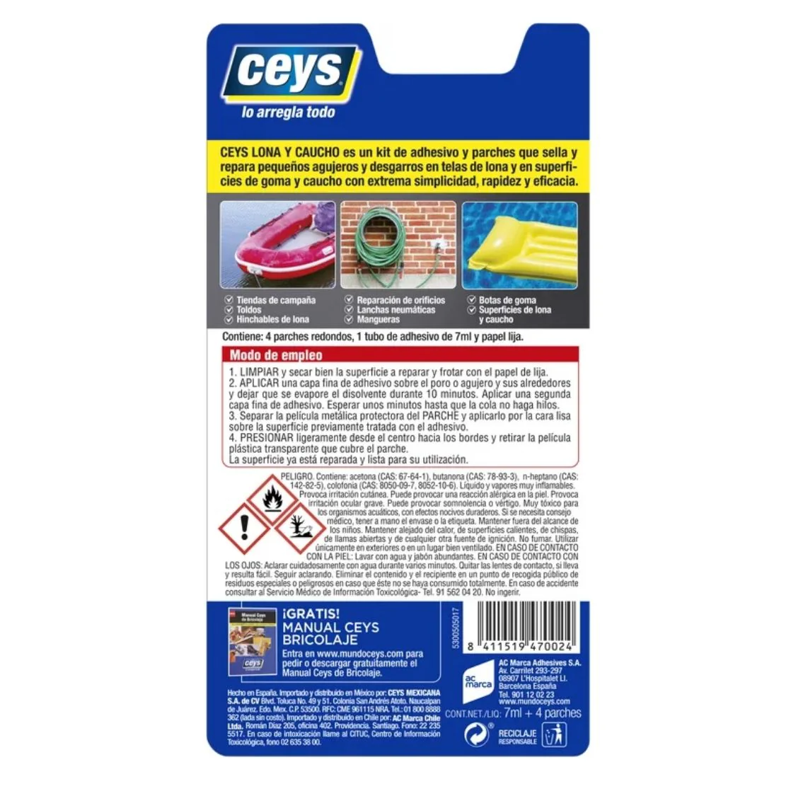 CEYS REPARADOR LONA Y CAUCHO - Image 3
