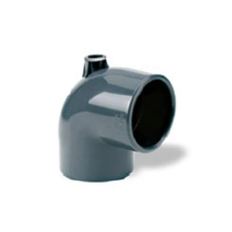 CODO PVC D.63- 90º ENCOLAR SALIDA ROSCA HEMBRA 3/4 VERTICAL
