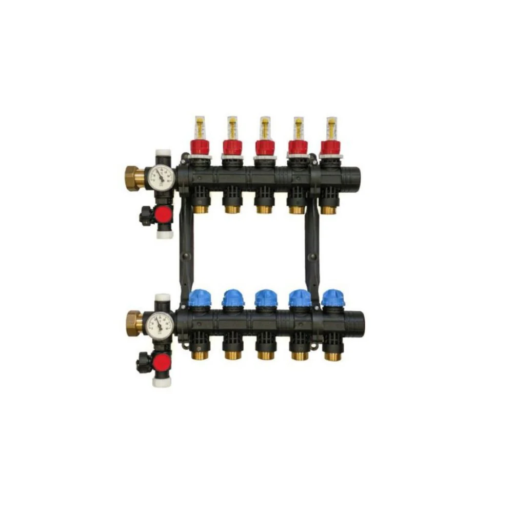 COLECTOR PLASTICO S.RADIANTE 1" 8 CIRCUITOS(INCL. EUROCONOS)