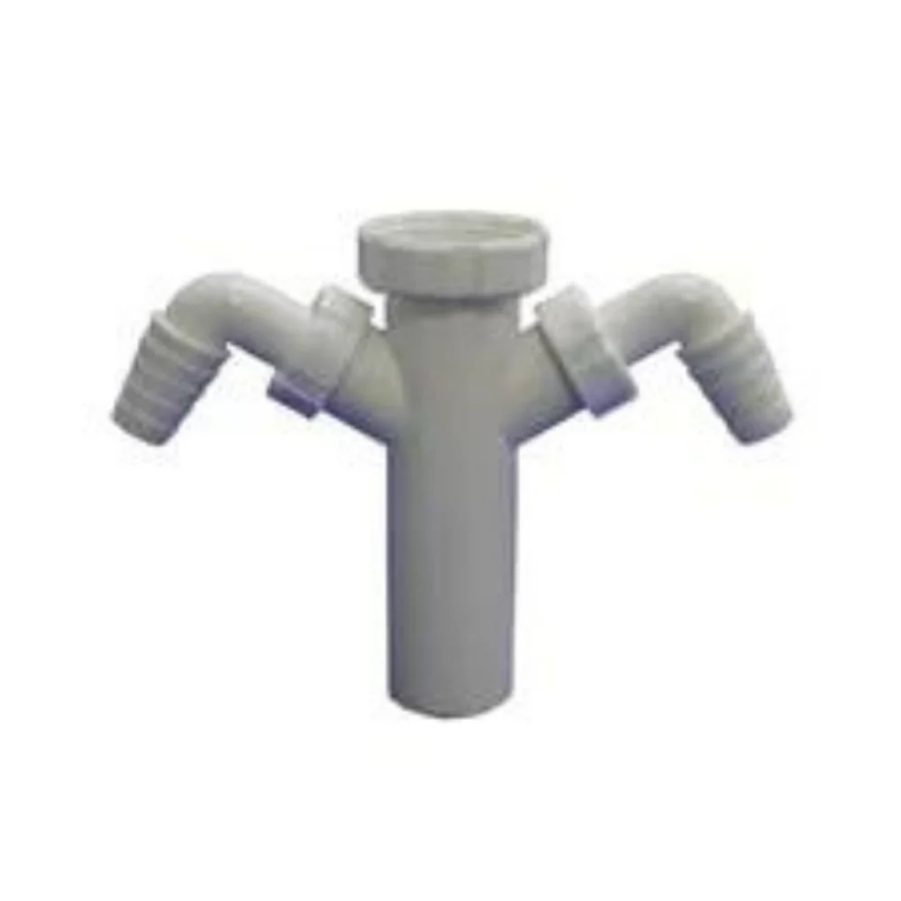 CONEXIÓN DOBLE TOMA LAVADORA D.40- TUERCA 1,1/2" T218