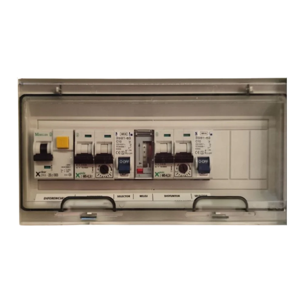 CUADRO ELECTRICO MODULAR PISCINA 4-6,3AII CON DIF.