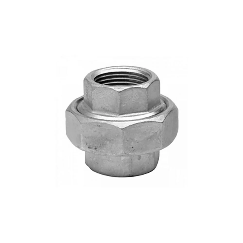 ENLACE 3 PIEZAS H-H UNIÓN CÓNICA INOX 316 1/4"