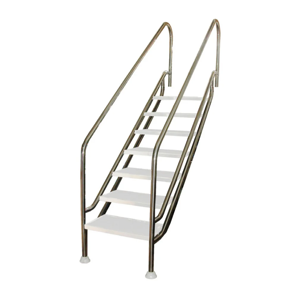ESCALERA PISCINA PÚBLICA FÁCIL ACCESO 7 PELDAÑOS ANCHO 500