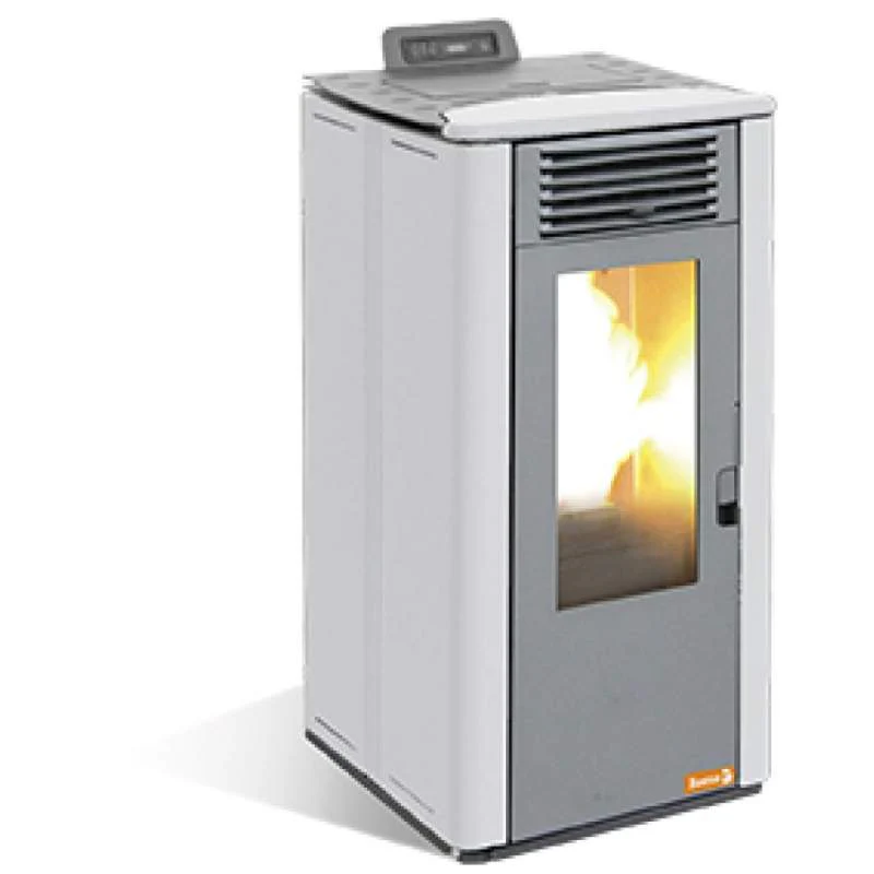 ESTUFA BAEZA TERRA 10 KW.BLANCO FUNDICION