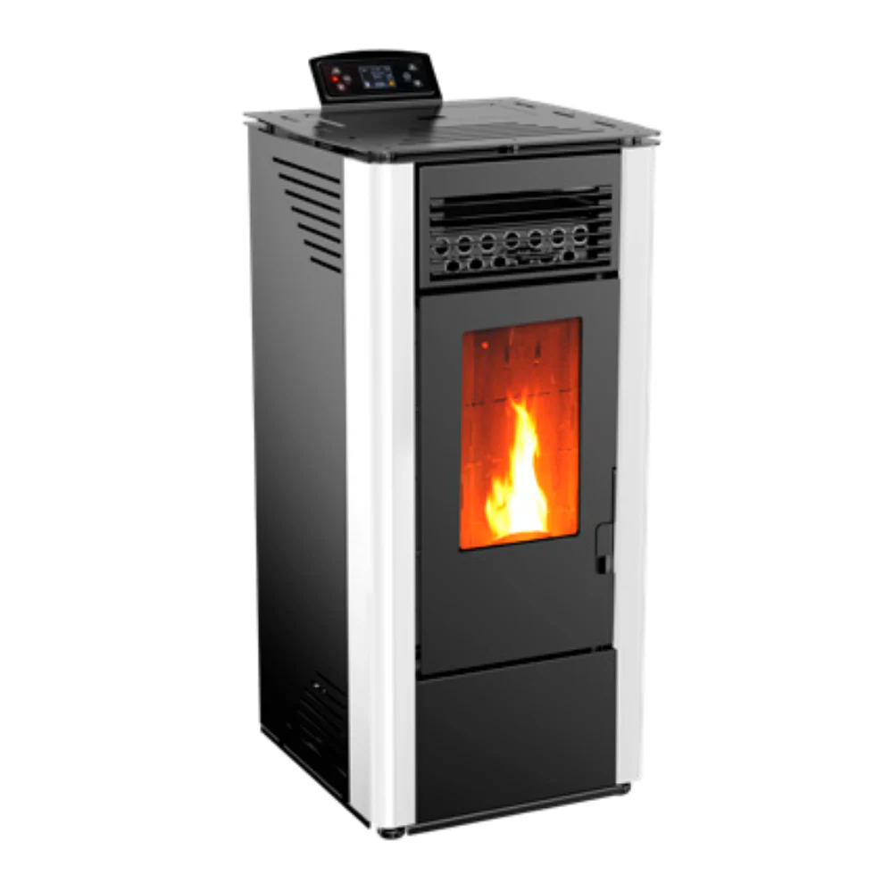 ESTUFA DE PELLET KING 10KW BLANCO
