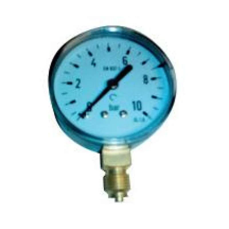 MANOMETRO GLICERINA 0-10 D100 INOX.
