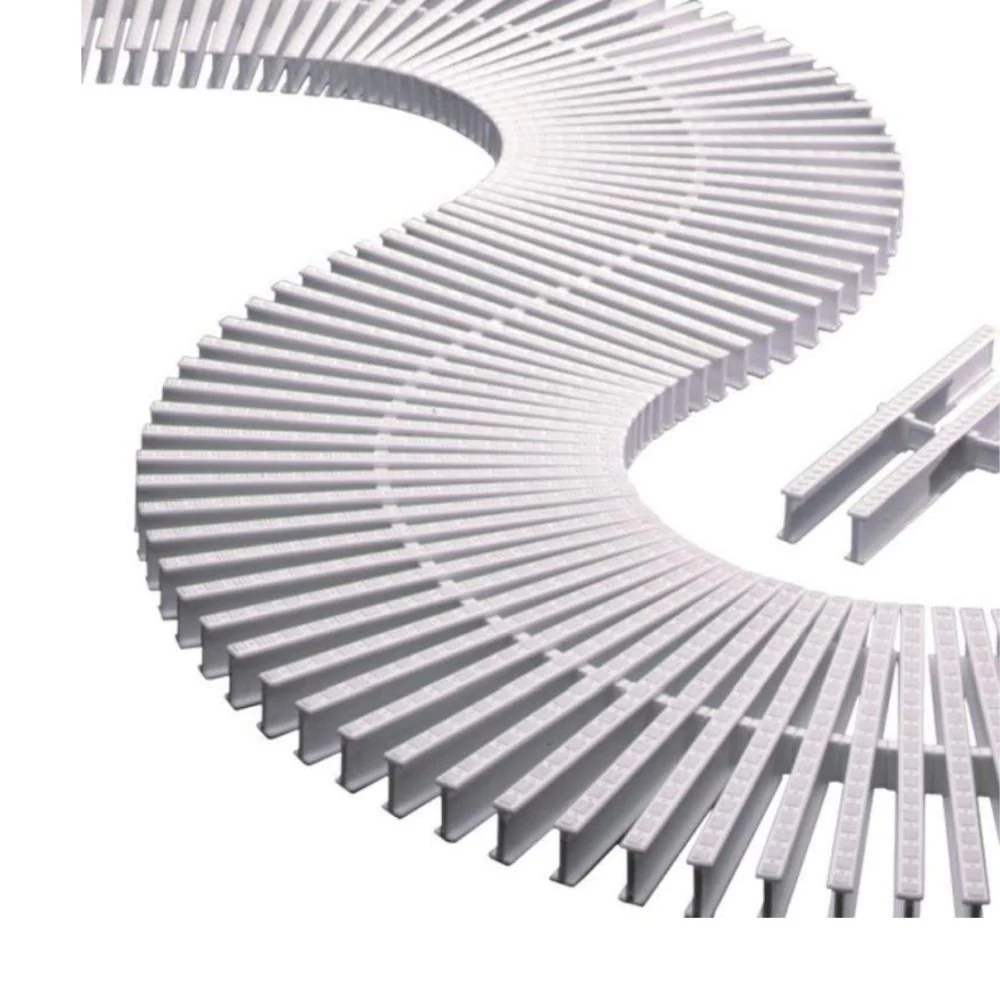 MODULO REJILLA REBOSADERO CURVO 195 MM 00220