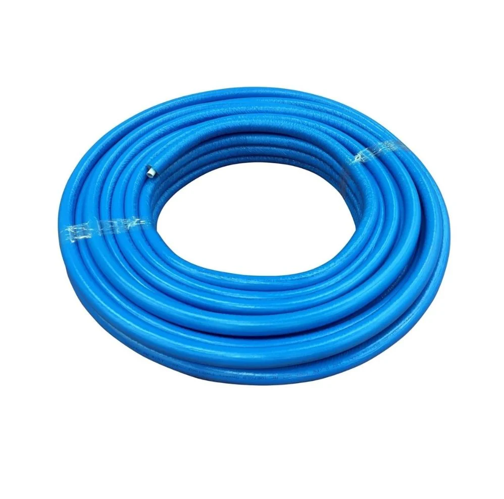 MTS.TUBO MULTICAPA PERT-AL-PERT 16X2AISLADO AZUL E-6MM-R100M