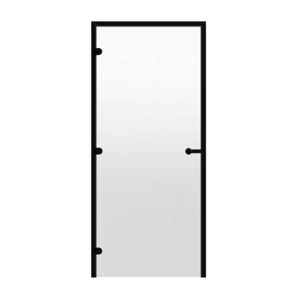 PUERTA 2090X890 ALU.NEGRO CRIS.TRAN