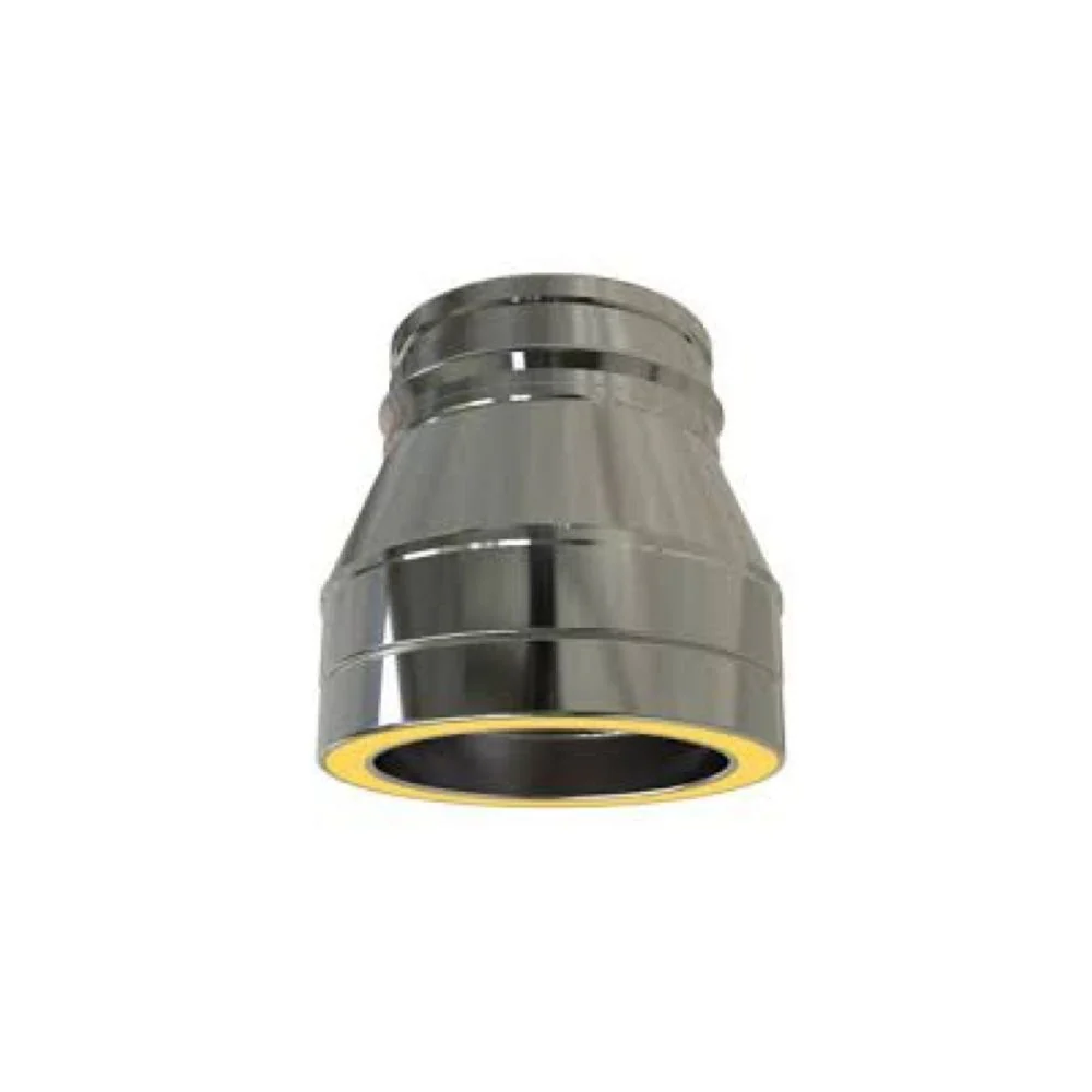 REDUCCION DOBLE PARED - DE 100MM A 80MM - INOX 304/316