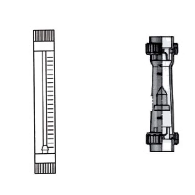 ROTAMETRO F.C. D.20MM. 10-100 L/H