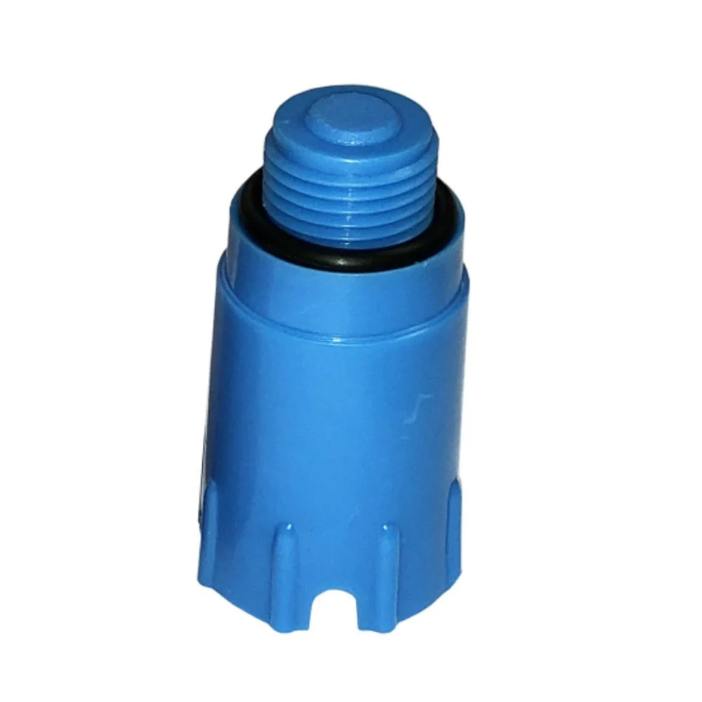 TAPÓN PARA PRUEBAS CON JUNTA 1/2" AZUL