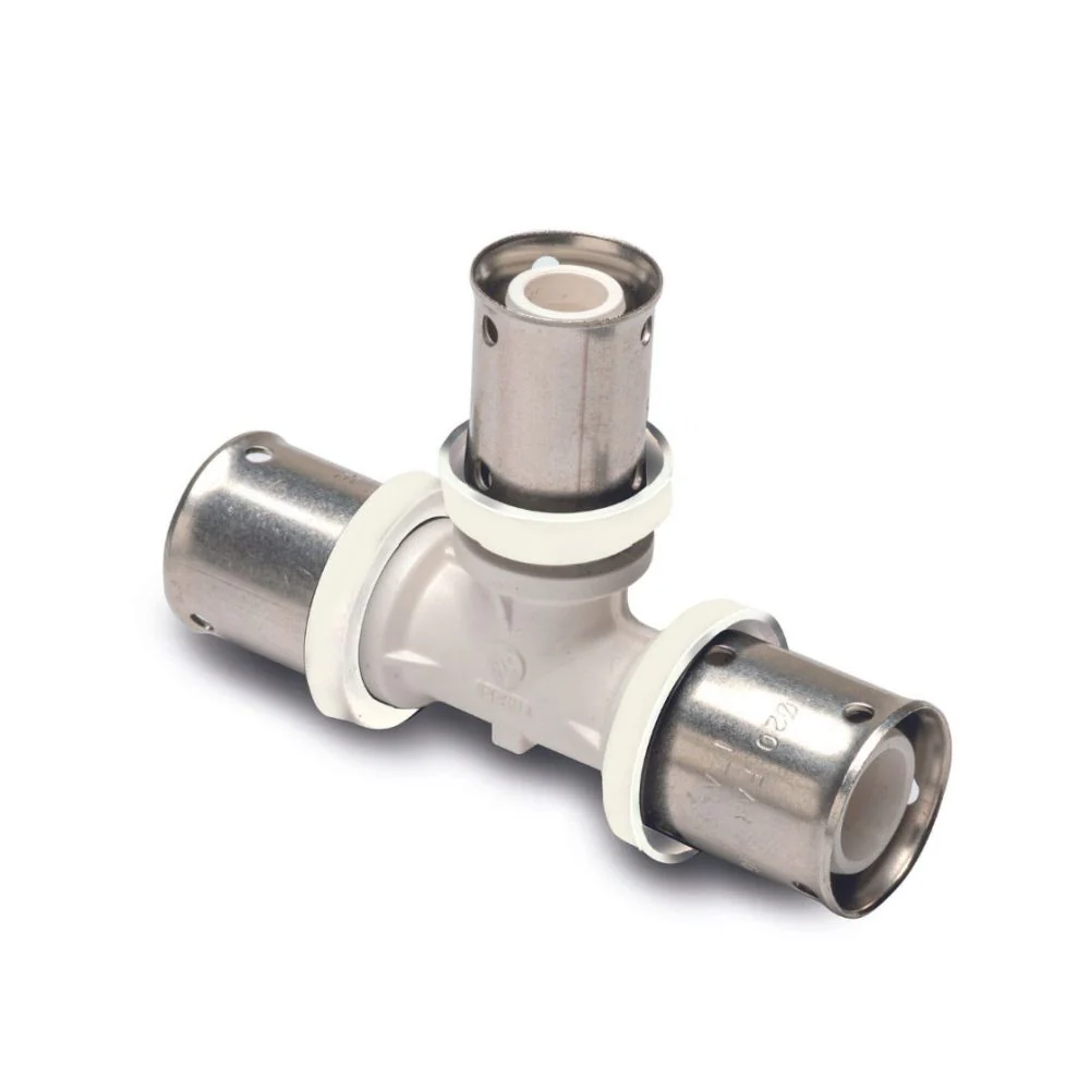 TE UNIÓN MULTICAPA EN PPSU D.16 PARA TUBO ESPESOR 2MM