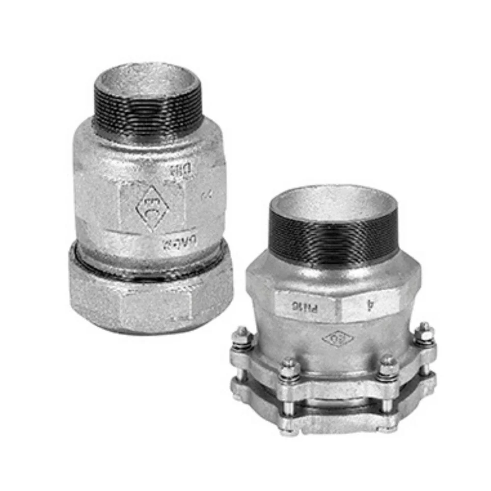 TERMINAL ROSCA MACHO COMPRESION P/TUBO ACERO 1,1/2"