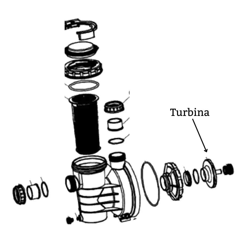 TURBINA BOMBA ASPIRE 0,5CV