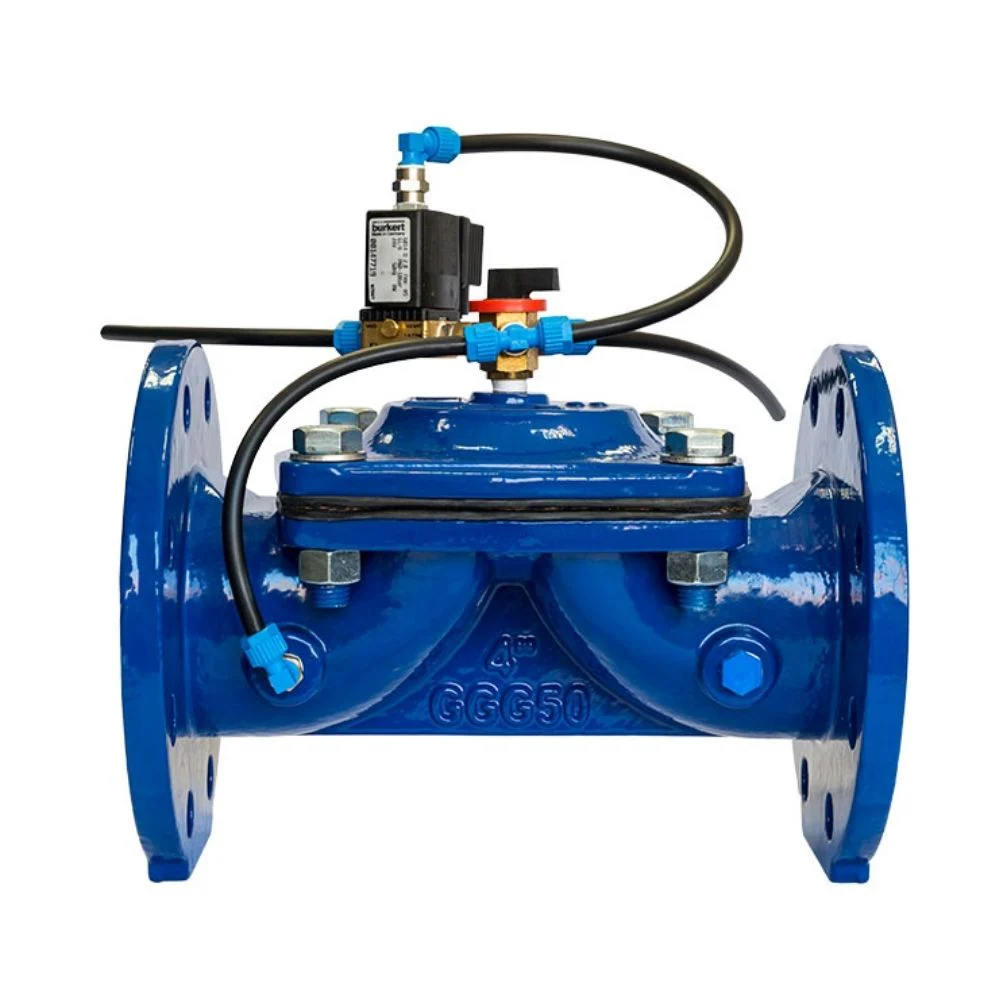V.HIDRÁUL.F.D. 5"B PN 6 CON SOLENOIDE 24 VAC NO+MINIP.REDUC