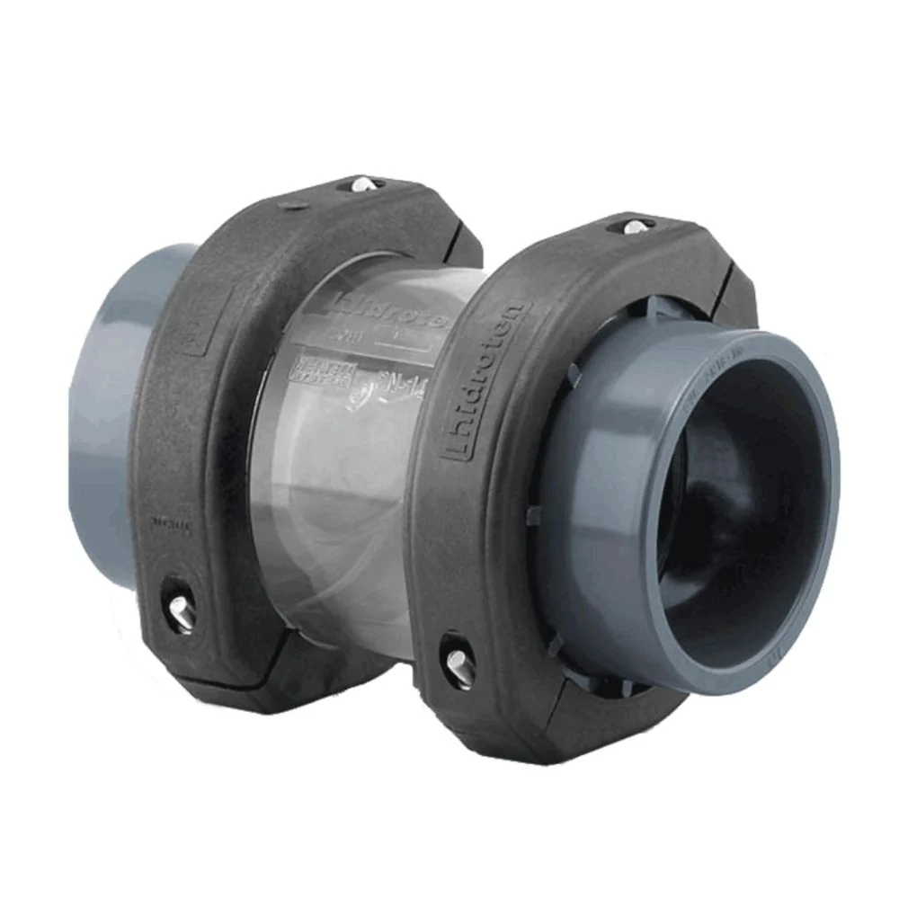 VALVULA RETENCION PVC D 50 ENC. CON VISOR DN 50